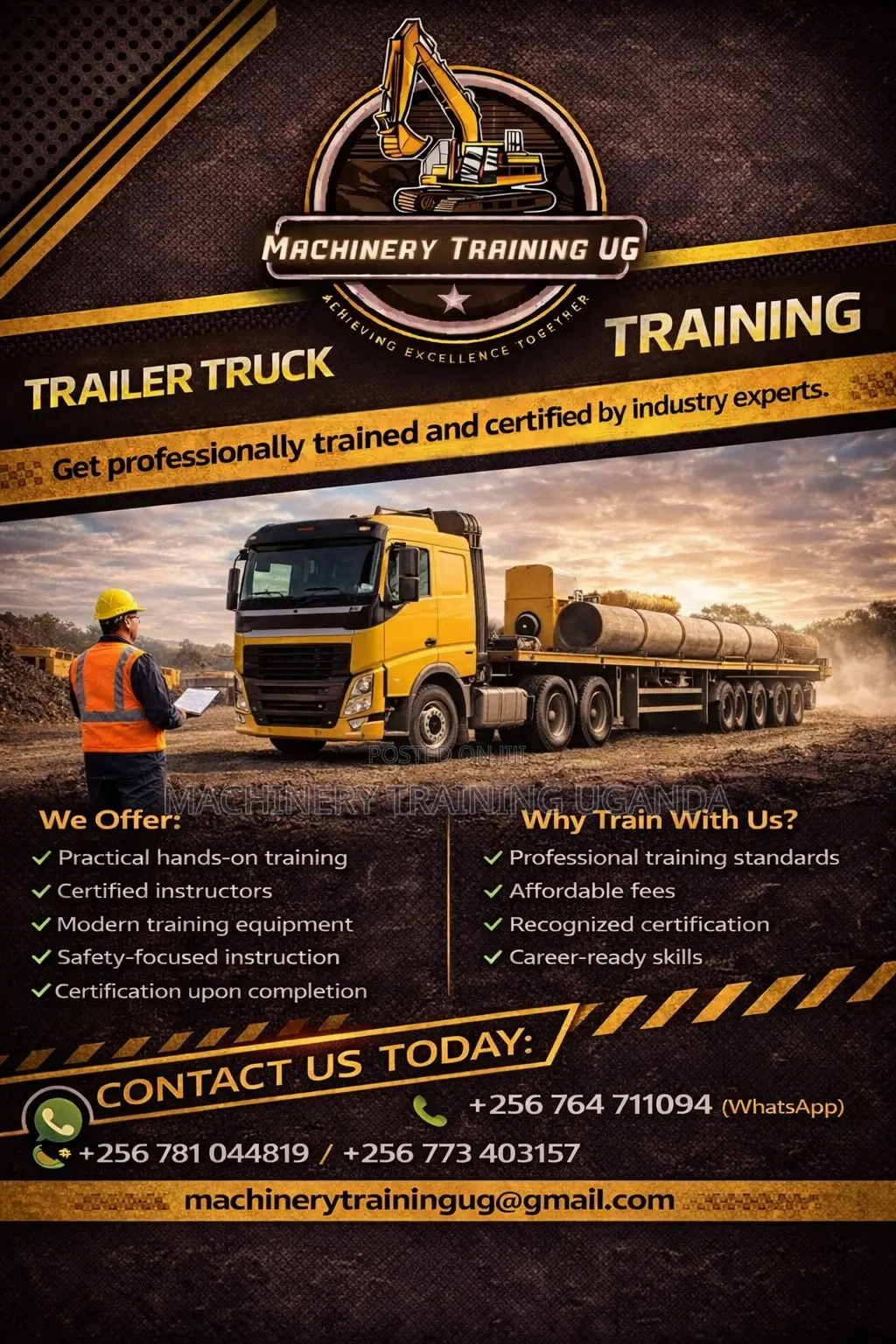 Trailer Truck Driver Training – Enrol Now