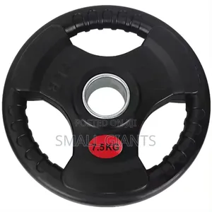 7.5 Kg (16 Lb)Rubber-Coated Olympic Weight Plate