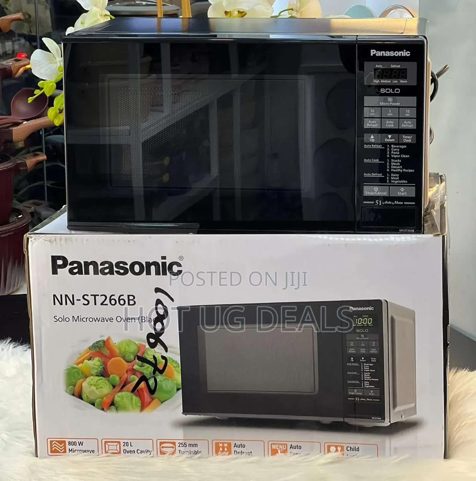 Panasonic 25liters Compact Solo Automatic Microwave Oven