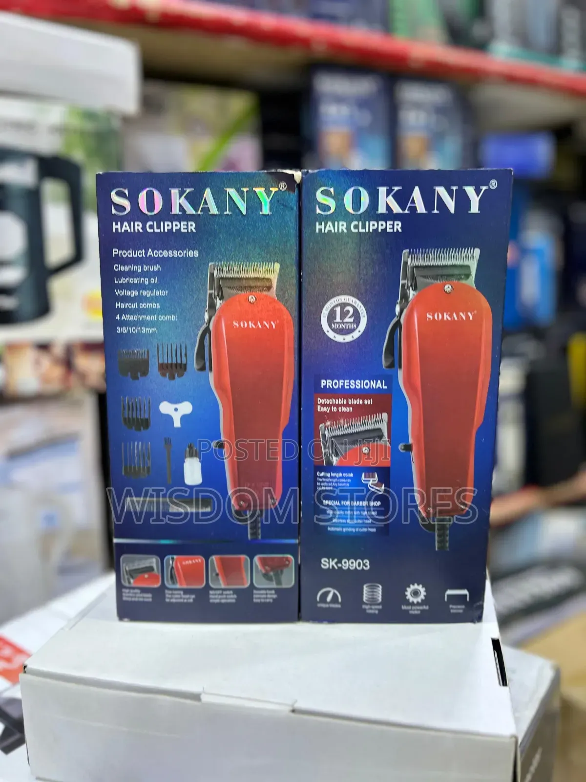 Sokany Professional Hair Clipper, Model Sk-9903.