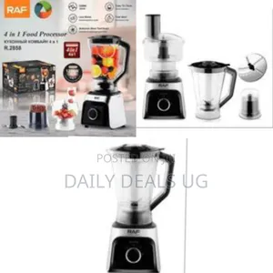 Raf Multi-Functional Food Processor and Blender System - Multicolor