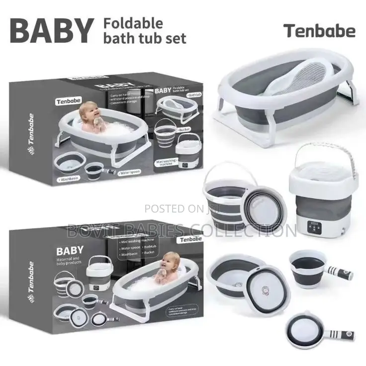 Foldable Baby Basin Set