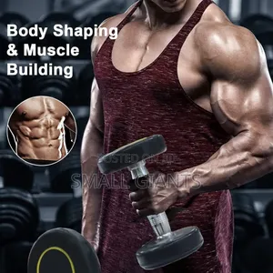 Kqiang 5 Kg Rubber-Coated Dumbbells.