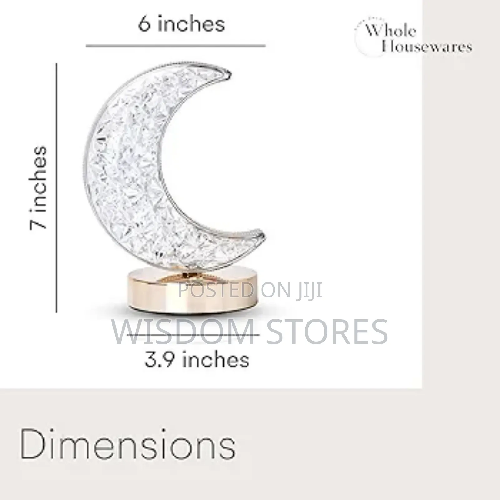 Crescent Moon Lamp