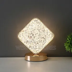 Square Shape Crystal Lamp