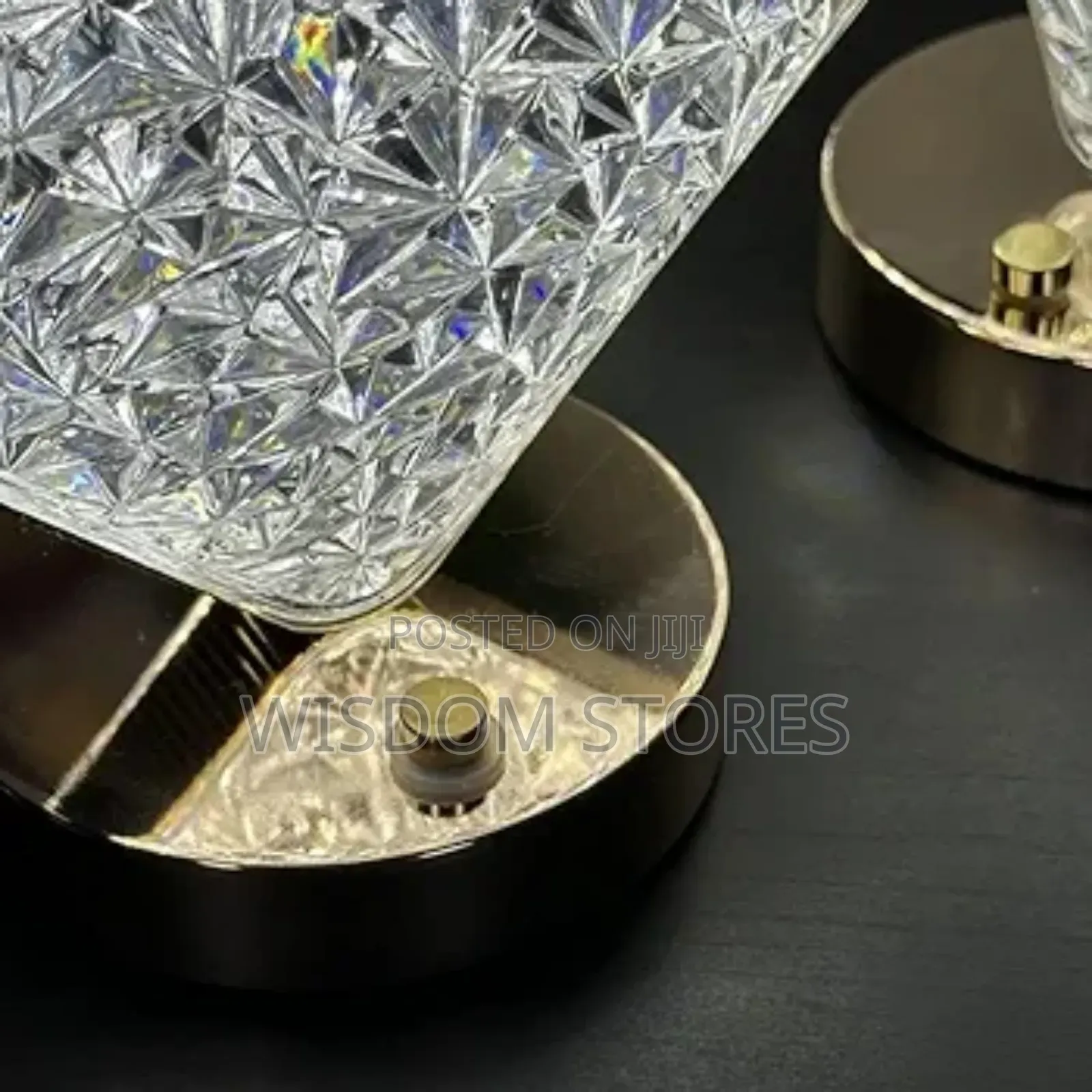 Square Shape Crystal Lamp