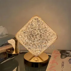 Square Shape Crystal Lamp