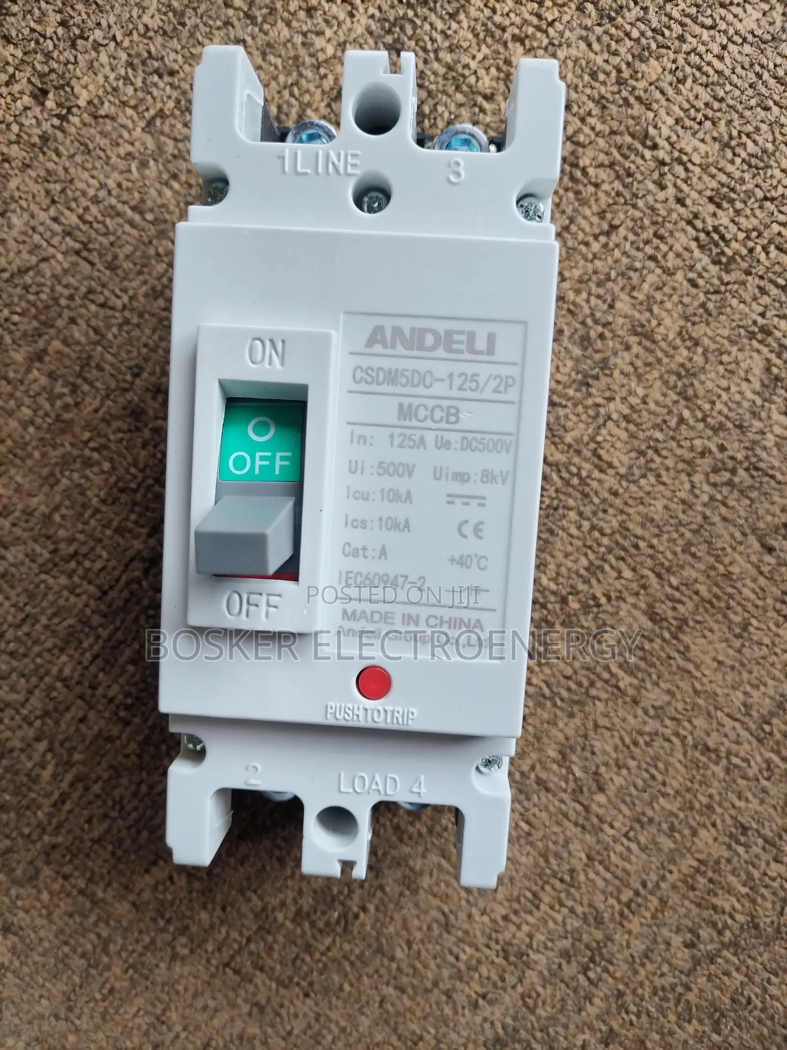 McCb 125a 500v Dc