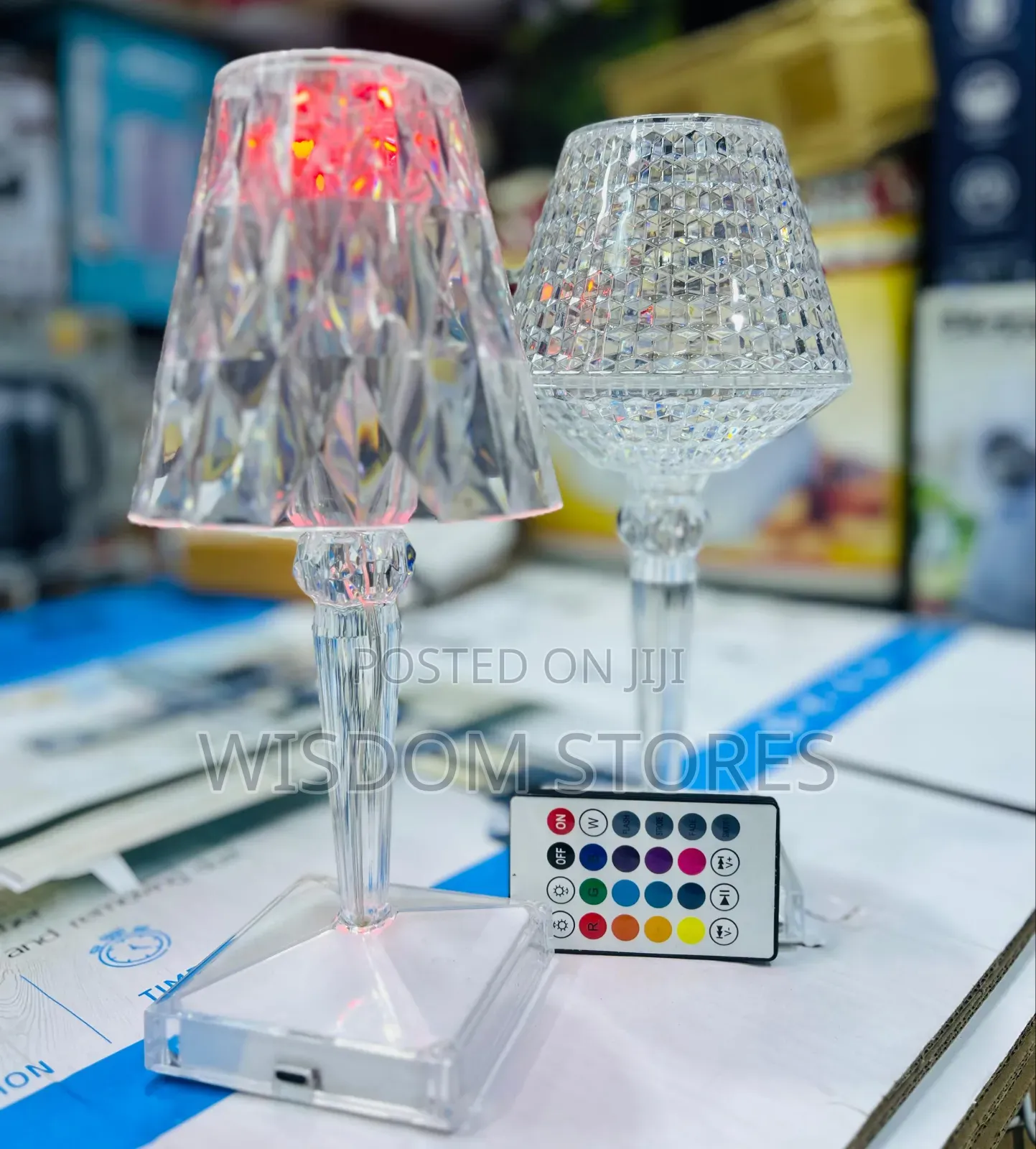 Rechargeable Led Crystal Table Lamps.