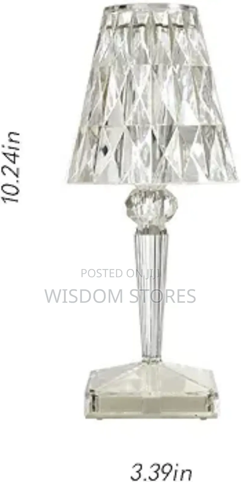 Crystal Diamond Table Lamp