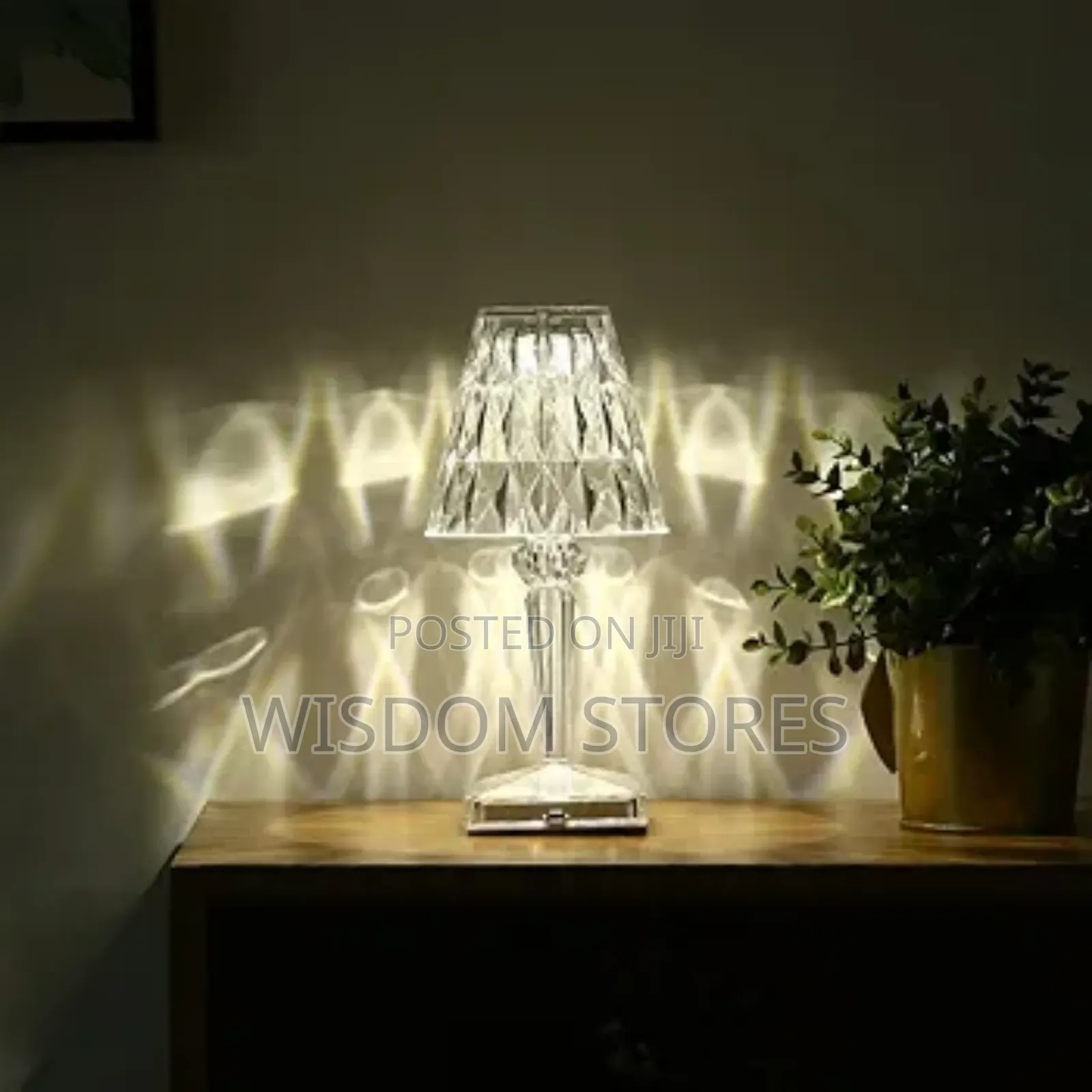 Crystal Diamond Table Lamp