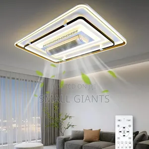 Modern Ceiling Bladeless Fan Chandelier