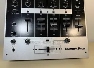 Numark M6 Usb 4 Channel Dj Mixer Silver - Nice!
