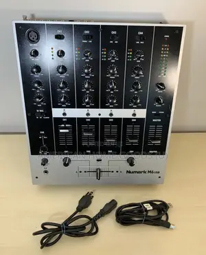 Numark M6 Usb 4 Channel Dj Mixer Silver - Nice!