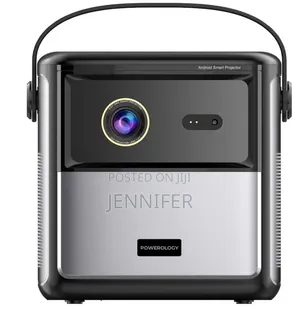 Powerology Starbeam 100" Google DLP Rechargeable Projector - Black