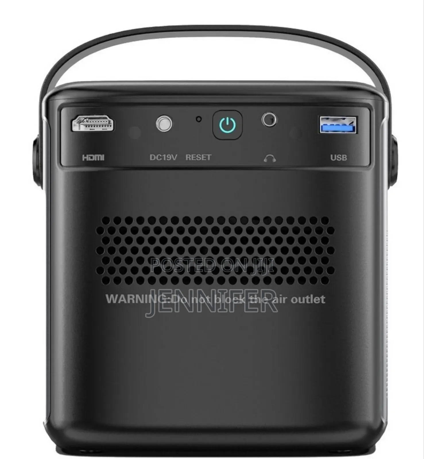 Powerology Starbeam 100" Google DLP Rechargeable Projector - Black
