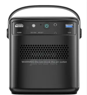 Powerology Starbeam 100" Google DLP Rechargeable Projector - Black