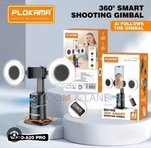 Plokama Auto-A20 Pro 360° Smart Selfie Stick Gimbal