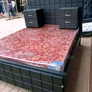 Dark Blue 5*6 Tile Bed
