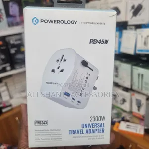 2300w Powerology Universal Travel Adapter Pd 45w