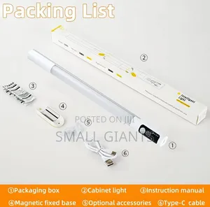 Motion Sensor Rechargeable Cabinet Light Bar