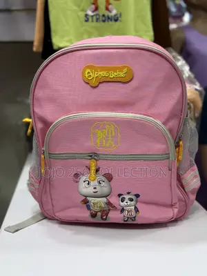 Baby Pink School Bag