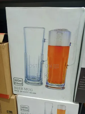 12pcs High-Quality Glass Beer Mugs.