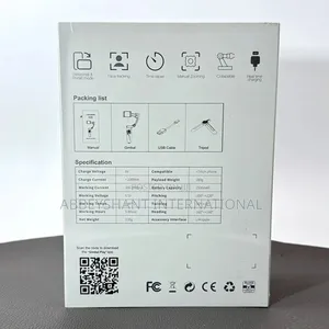 3-Axis Gimbal Rechargeable With Auto Face Tracker