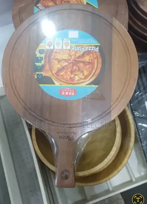 Small Wooden Pizza Serving Plate