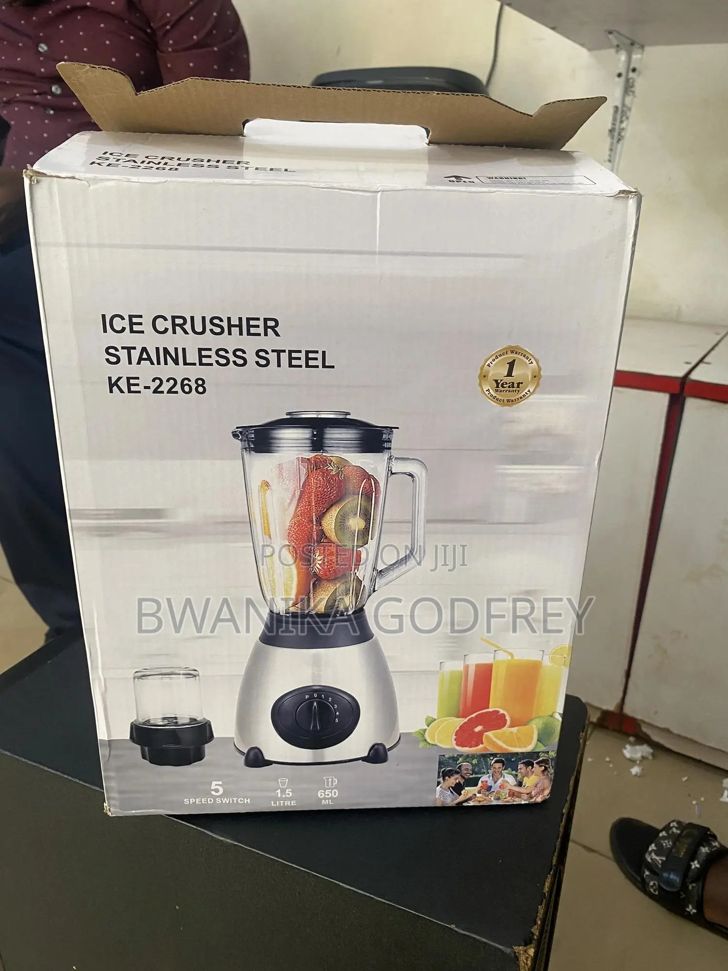 Ken Wood Blender With Glass