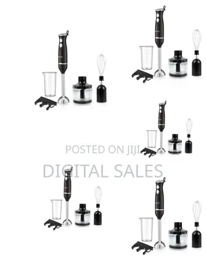 Saachi 4 in 1 Hand Blender With Dough Mixers and Vegetable