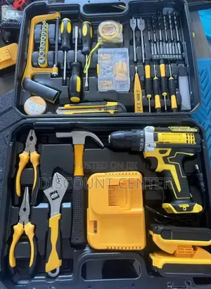 Cordless Drill Complete Home Tool Box