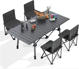 5pcs Portable Foldable Table and 4 Chairs Set