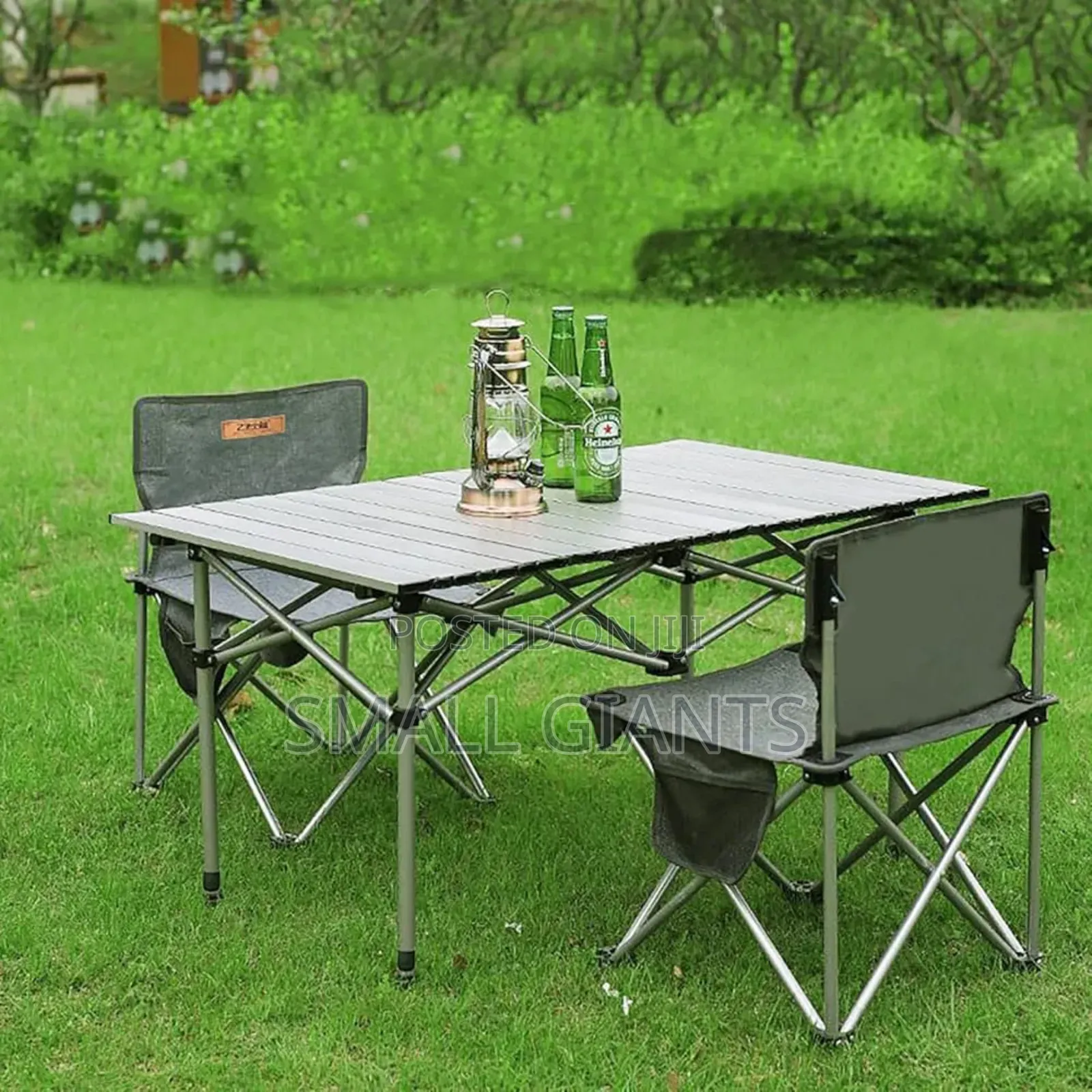 5pcs Portable Foldable Table and 4 Chairs Set