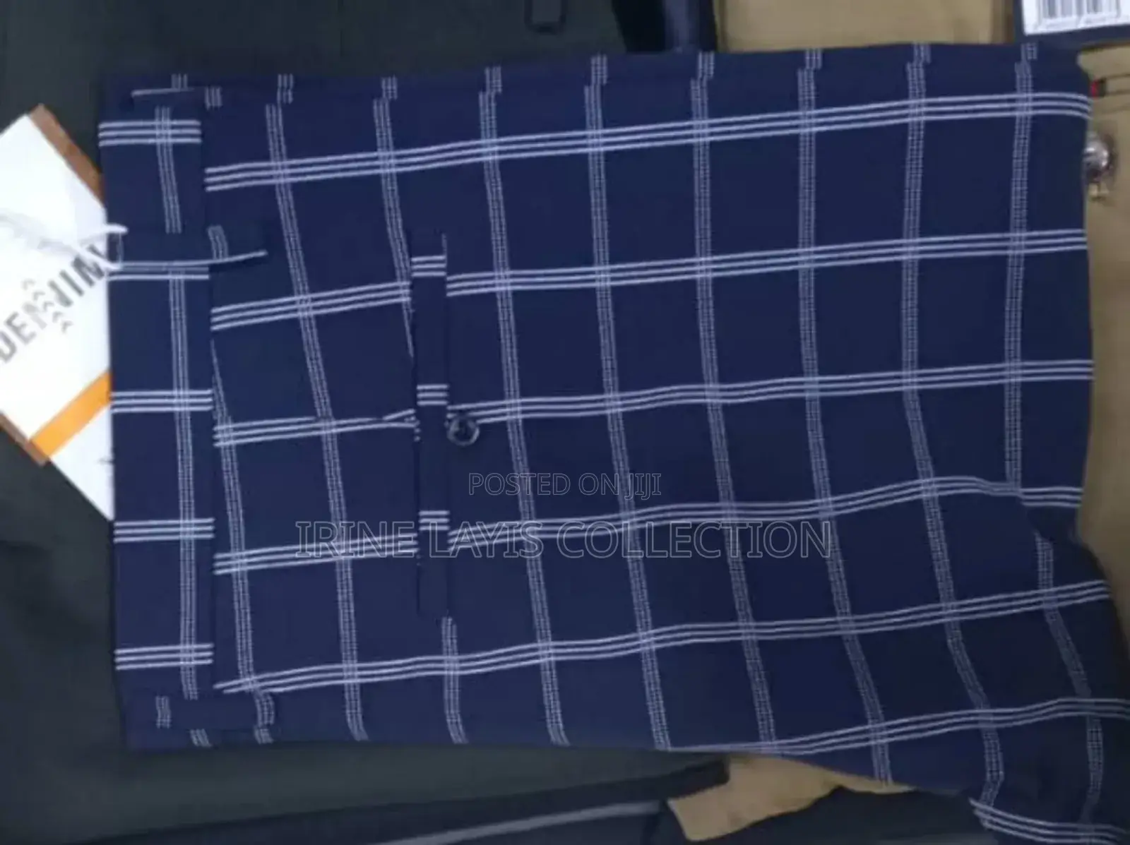 Men's Checked Trousers
