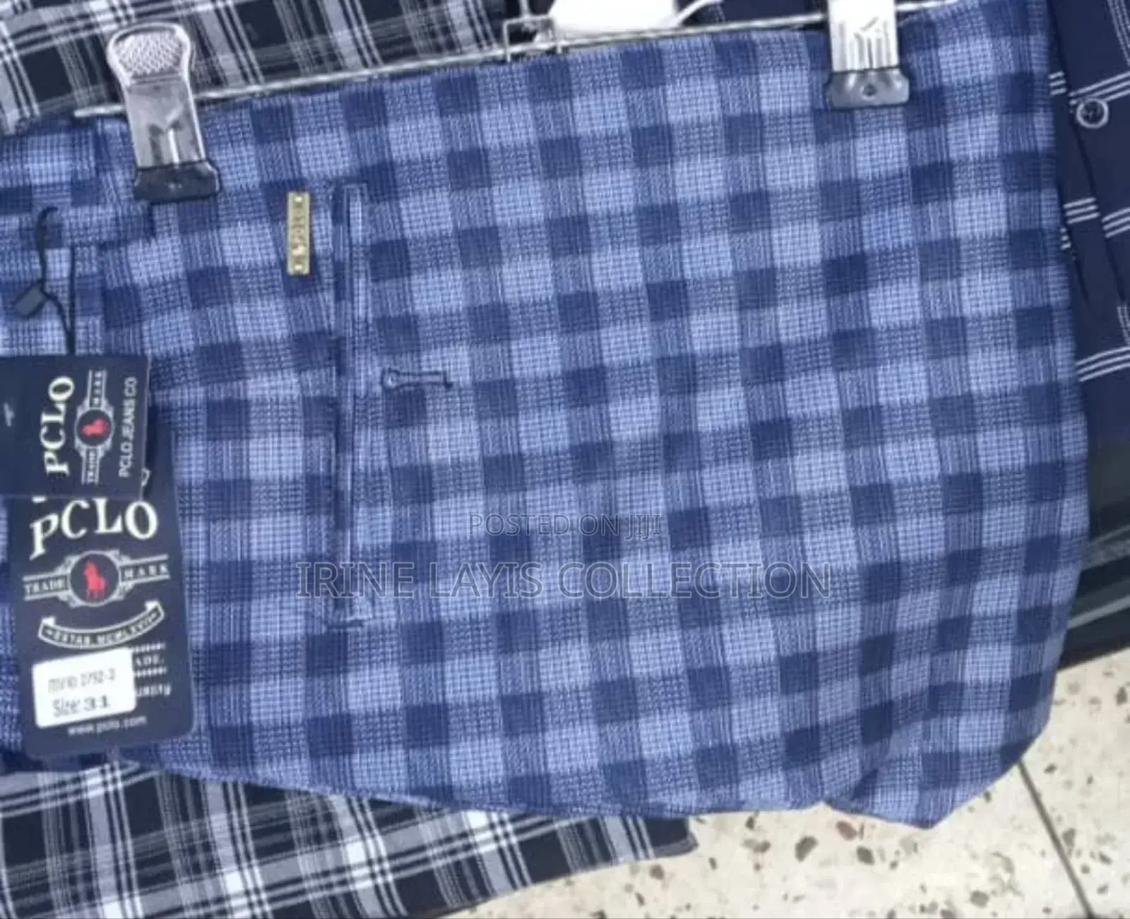 Men's Checked Trousers