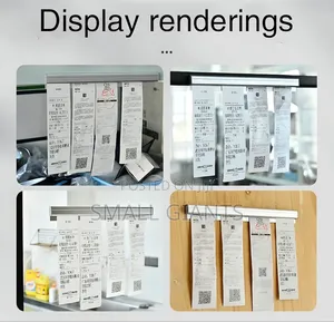 Wall-Mounted Aluminum Slide Check Rack Receipt Holder