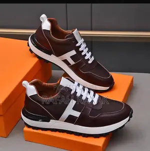 Original Men’S Hermes Luxury Platform Leather Sneakers