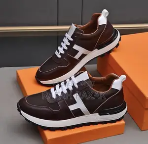 Original Men’S Hermes Luxury Platform Leather Sneakers