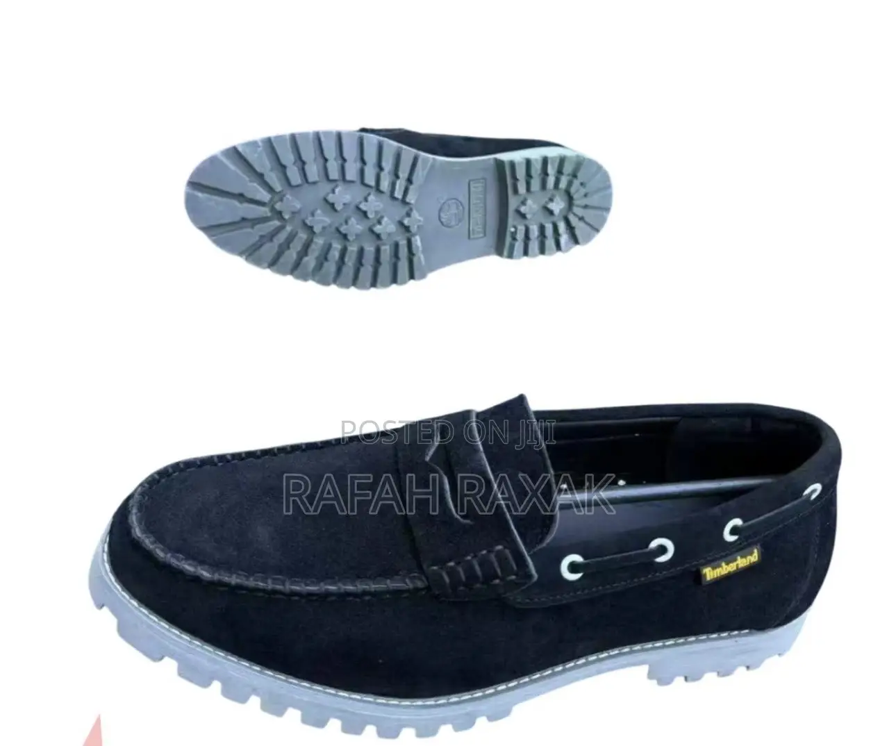 Original Black/Grey Suede Timberland Loafers
