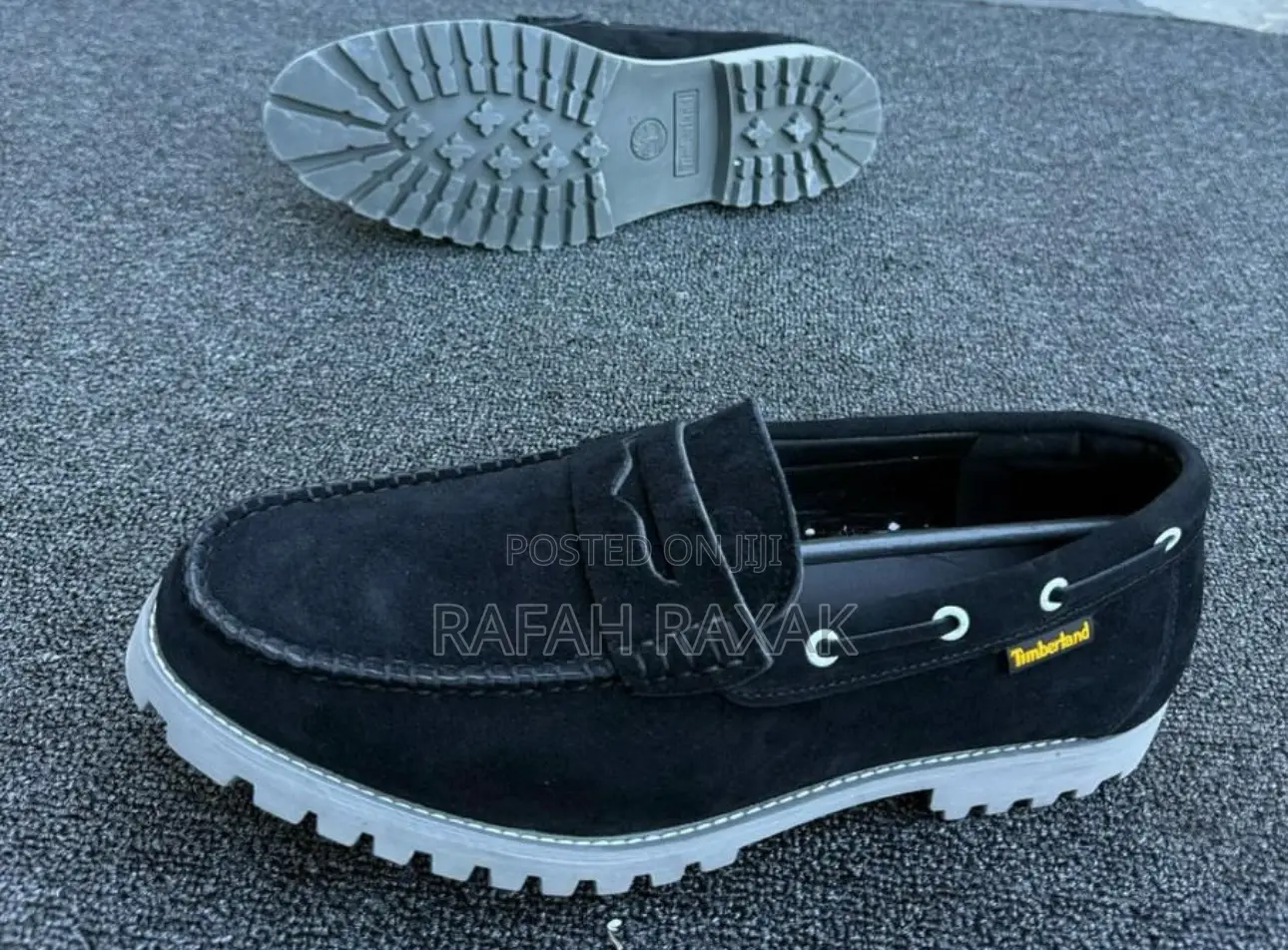 Original Black/Grey Suede Timberland Loafers