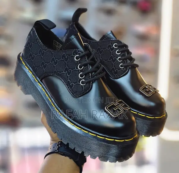 Original Dr.Martens X Gucci Chunky High Sole Oxford Shoes  display picture 3