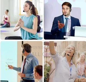 Rechargeable Wireless Headset Microphone