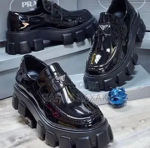 Original Prada Shinny Big Sole Designer Loafer