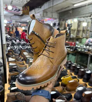 Men’S Brown Timberland Premium Leather Boots