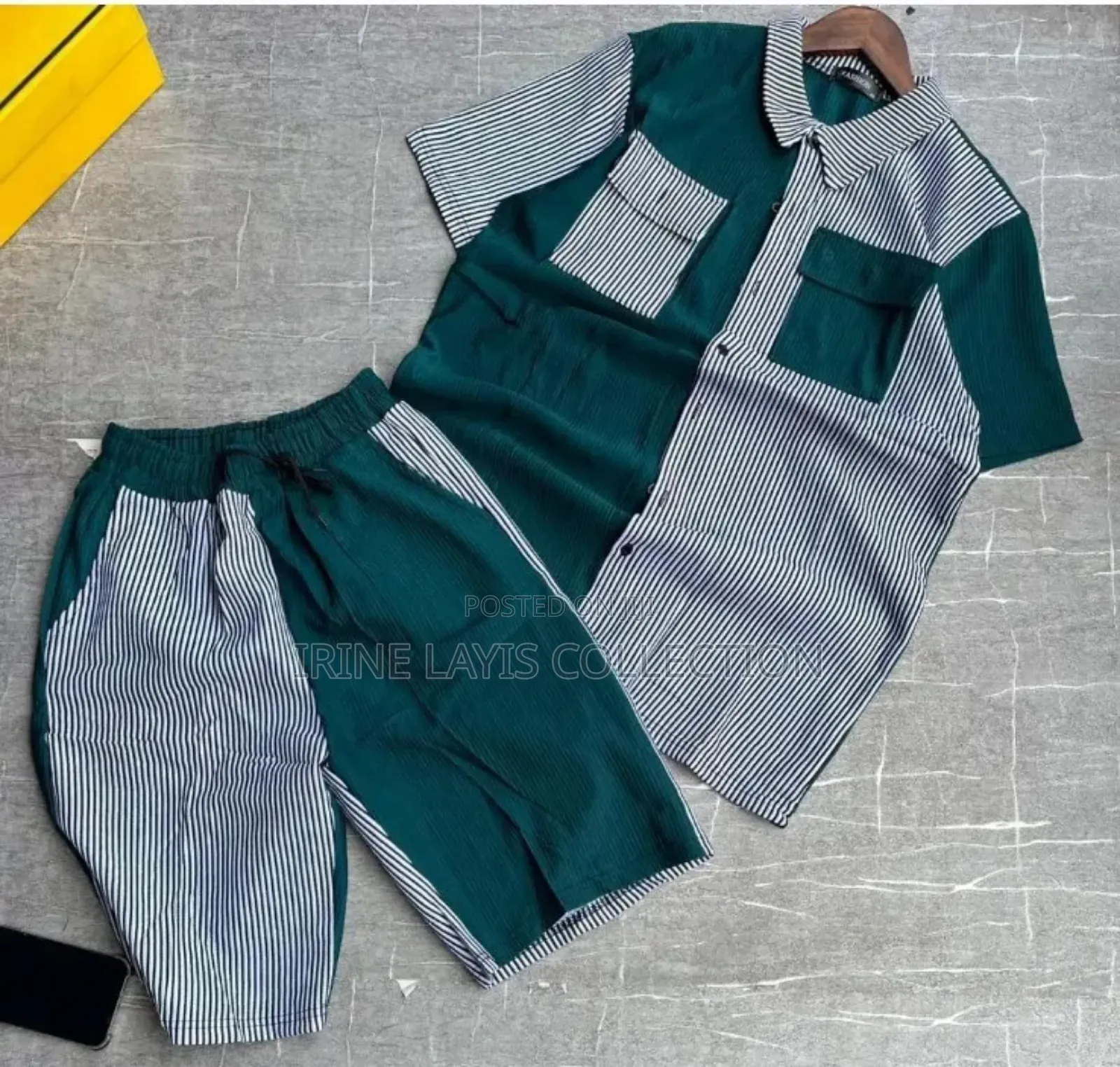 Men's 2 Piece Set (Short and Shirt)