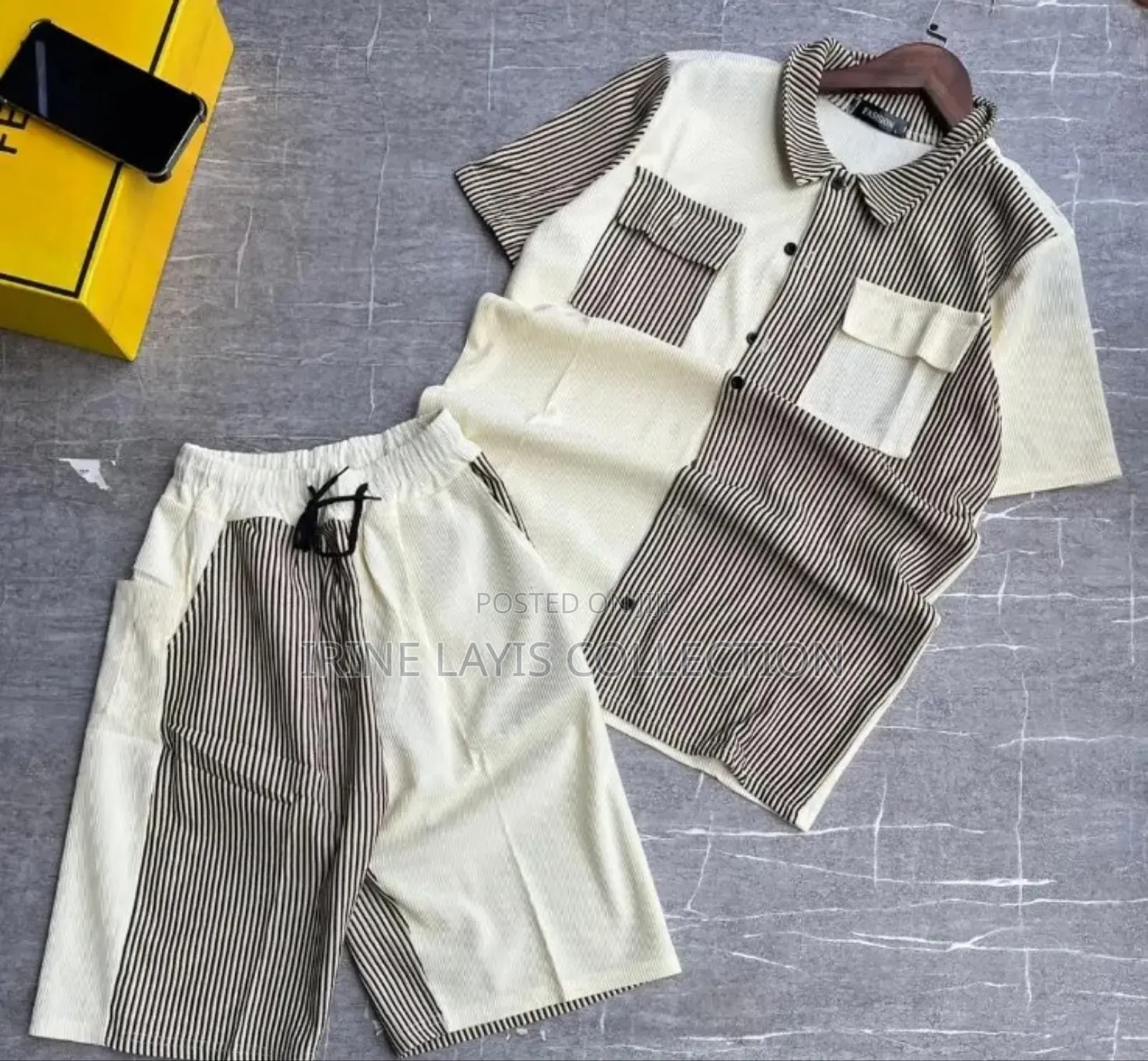 Men's 2 Piece Set (Short and Shirt)