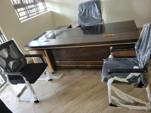 Executive Office Table 1.6mtrs (3 Chairs on It)