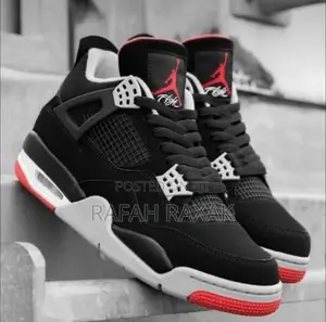 Original Nike Air Jordan 4 Retro “Bred” Sneaker