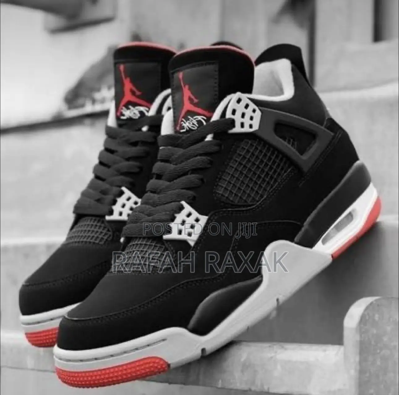 Original Nike Air Jordan 4 Retro “Bred” Sneaker